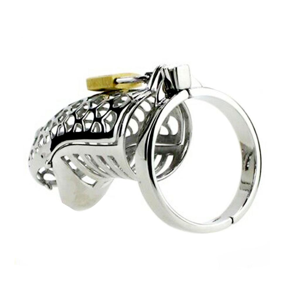 This stainless steel penis cage is a formidable jail for your desires. With a surgical precision fit and rubber options, it's perfect for Hera -like control and discreet adventures.