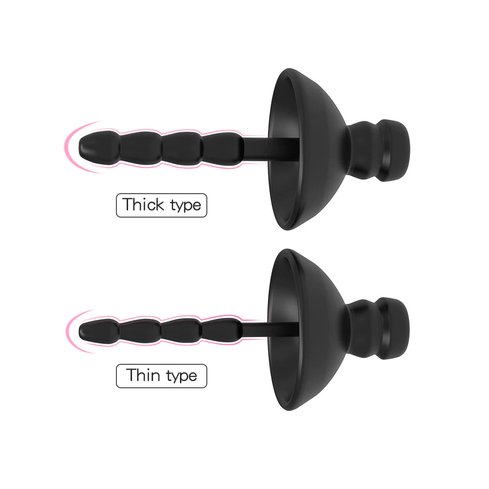 Indulge in the ultimate pleasure with our silicone cage electro sheath. The cream-like sleeve inverts sensations, while the snug fit ensures thrill and comfort in each use.