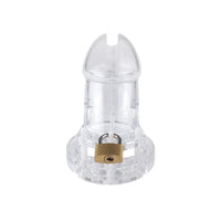 Strengthen your bond with your boyfriend using the Look But Don't Touch chastity cage. Designed for Dominas and Doms, this device ensures his devoted service and serves to enhance intimacy and trust in your relationship.