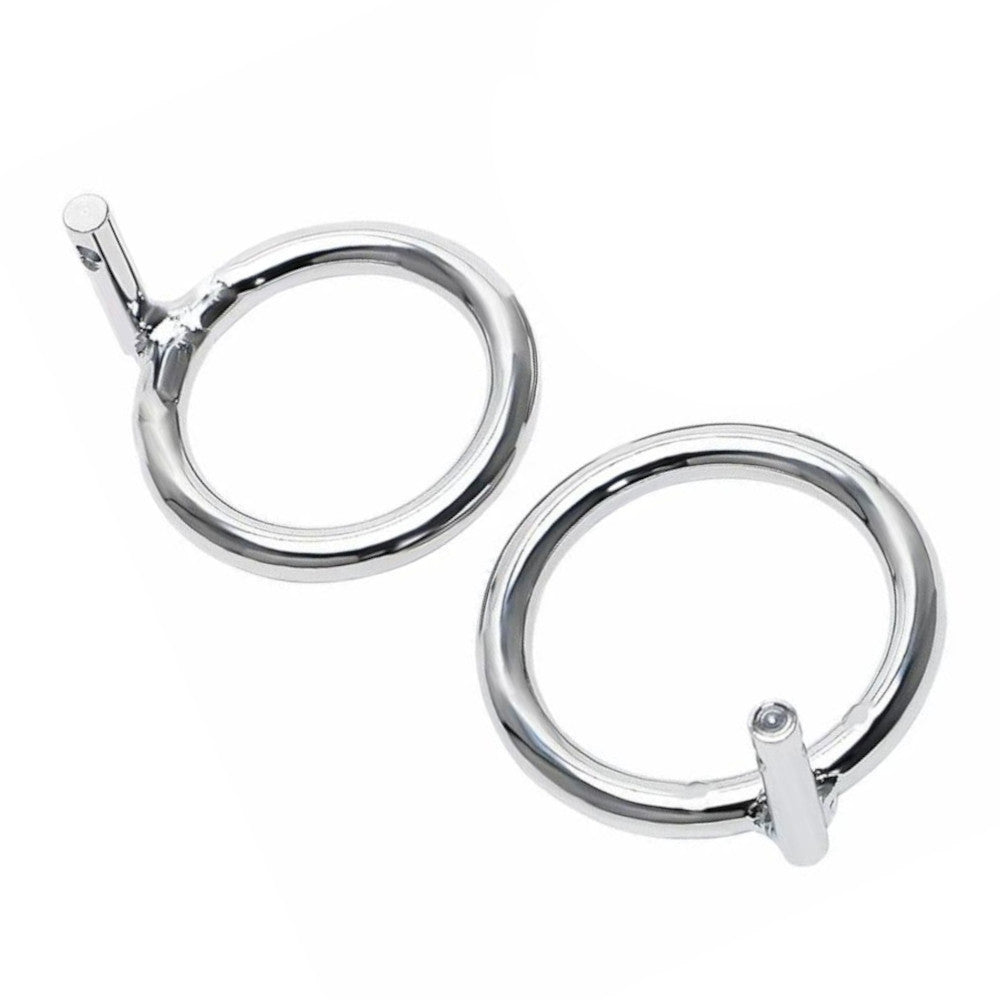Reverse the discomfort of ill-fitting devices with this flat chastity cage ring. Wear it seamlessly under speedos or panties and shirts, ensuring comfort and discretion daily.