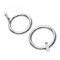 Reverse the discomfort of ill-fitting devices with this flat chastity cage ring. Wear it seamlessly under speedos or panties and shirts, ensuring comfort and discretion daily.
