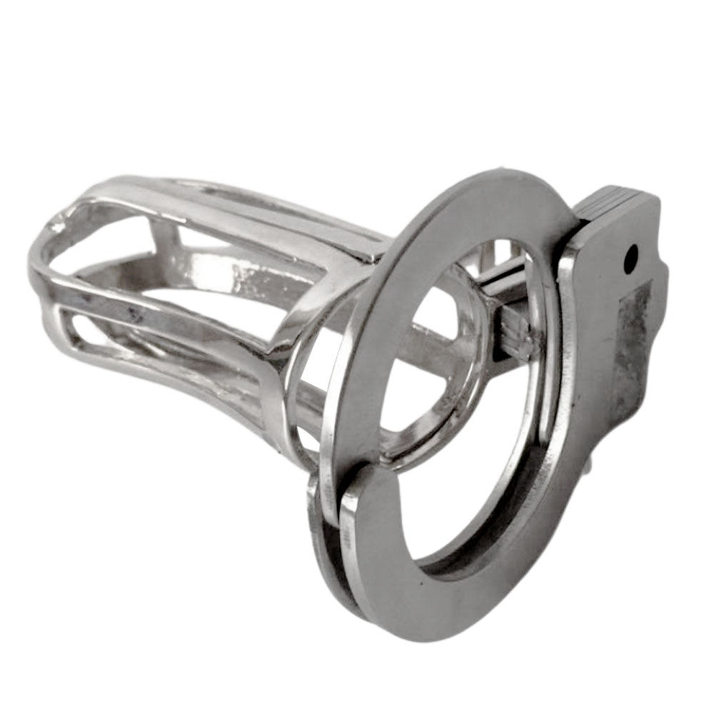 Enhance your dating adventures with our stainless chastity 'Adjustable Personal Prison' steel penis cage. Whether you're a virgin or exploring electrosex, it's a baby step that ensures the fun is never ended!