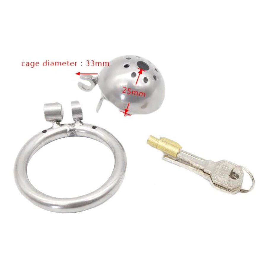 Micro Chastity Cage Nub Lock The Cock Cage Product Image 24