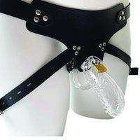 Clear Chastity Cage Belt