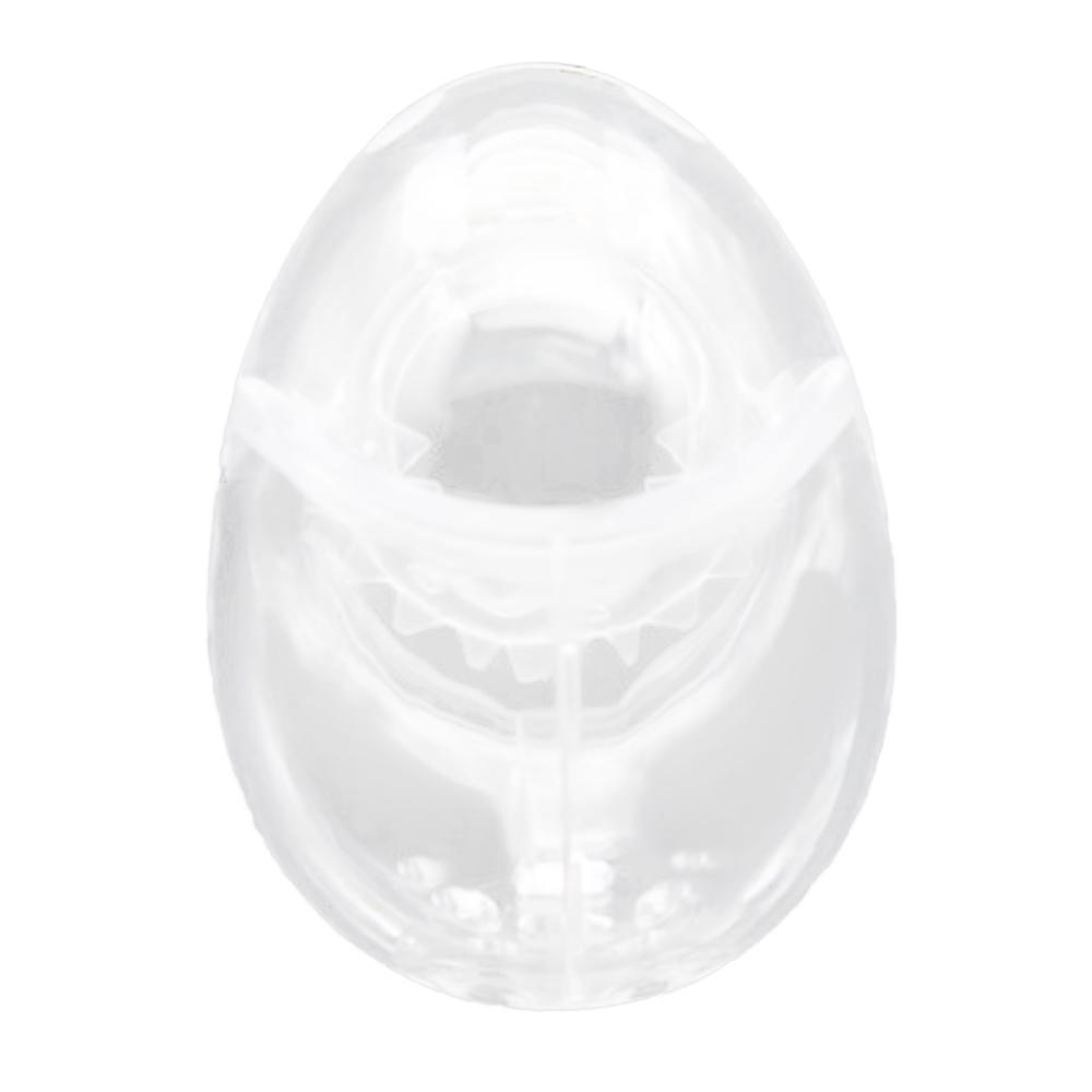 Introducing the flat: an extremely secure, unremovable enclosure that wraps his entire package. This egg-shaped casing is the maiden's key to controlling his massive desires.