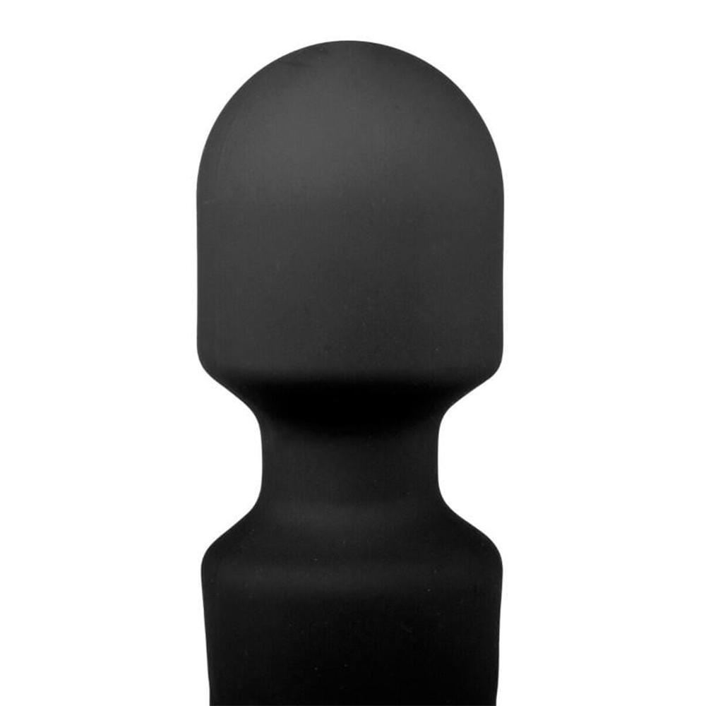 Black Witches Wand USB Vibrator Lock The Cock Cage Product For Sale Image 5