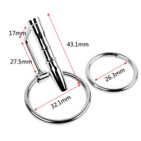 Experience the nautilus of pleasure with our steel chastity kit the Come In Steel Urethral Plug. Crafted from stainless steel for easy cleaning and effortless removal, it elevates your experience to make you hard as steel.