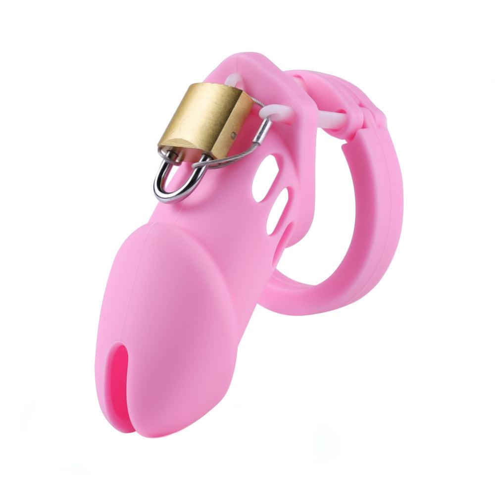 The Silicone Sissy Lock The Cock Cage Product For Sale Image 3