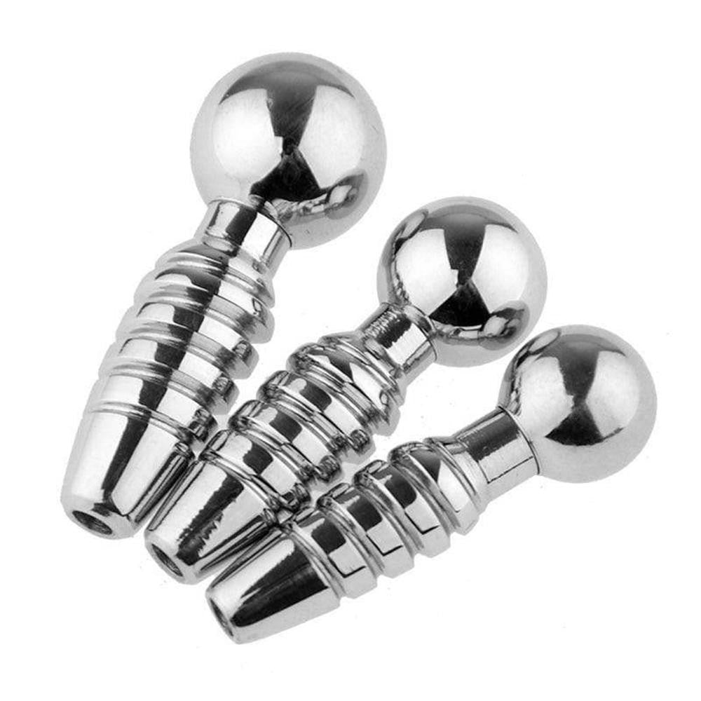 Short Hollow Penis Plug, 3 Sizes Lock The Cock Short Hollow Penis Plug, 3 Sizes Lock The Cock