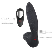 Enjoy dual stimulation and control your pleasure with this ergonomic L-shaped prostate massager. Place it securely for optimal coverage of the P-spot and perineum. The attachable remote allows seamless adjustments, providing an enclosure of bliss with 10 vibration modes.