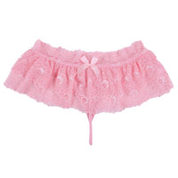 Elevate your home dynamics with this ruffled lace skirt it transforms chores into playful submission, enhancing a married life filled with fun. Perfect for house role-play, impress your parents or bosses with its cheeky flair.