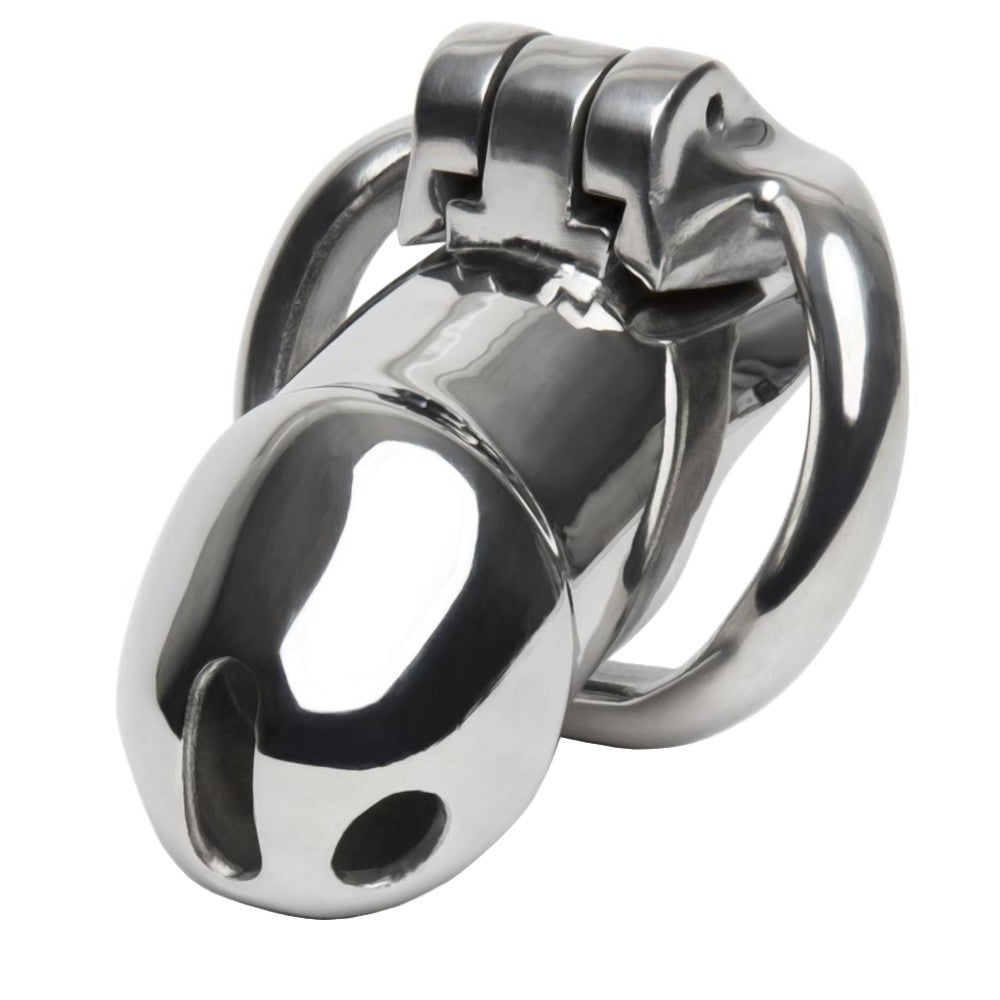 Immerse yourself in a world of fantasy with our long device. Crafted from high-quality metal, this metal male chastity cage symbolizes the ultimate contract between you and your keyholder, making every moment a motivation to deepen your connection.