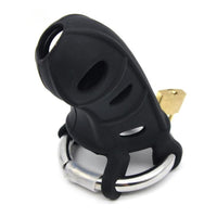 Embrace male submission with this silicone that echoes medieval torture belts while ensuring comfort. The penis's permanent snug fit combines tradition with modern ease.