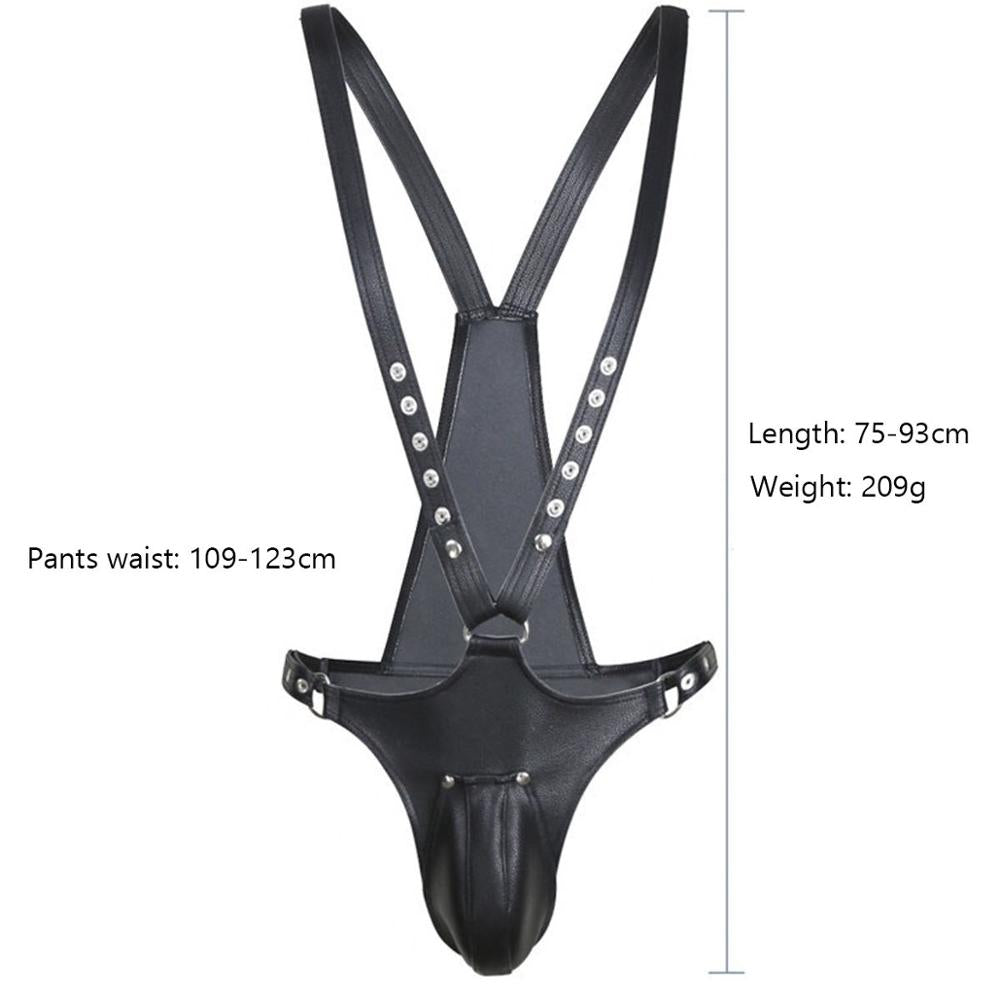 Leather Stud Chastity Belt for enhancing intimate games and asserting dominance.
