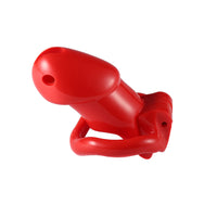 Dive into feminization with our pink resin cage, perfect for sissies and male subs. Its secure fit and surgical precision offer a fancy alternative to stainless steel, enhancing your sissygasm cock desires.