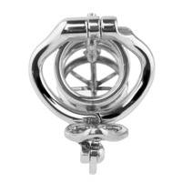 Discover the ultimate in submissive control with our narrow, stainless steel cage designed to push your limits. This comfy device features spiked screws for added intensity, aligning pleasure with pain. Crafted without rubber, it ensures durability and hygiene. Buy now for discreet shipping and elevate your BDSM journey.