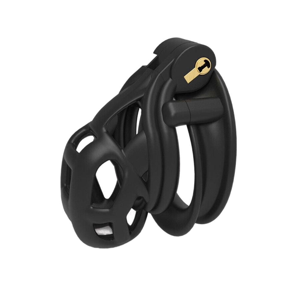 Revolutionize your chastity game with our lightweight, secure cage. According to users, this small resin device minimizes risk, delivering comfort and reducing harmful incidents while reminding the slave of their place.
