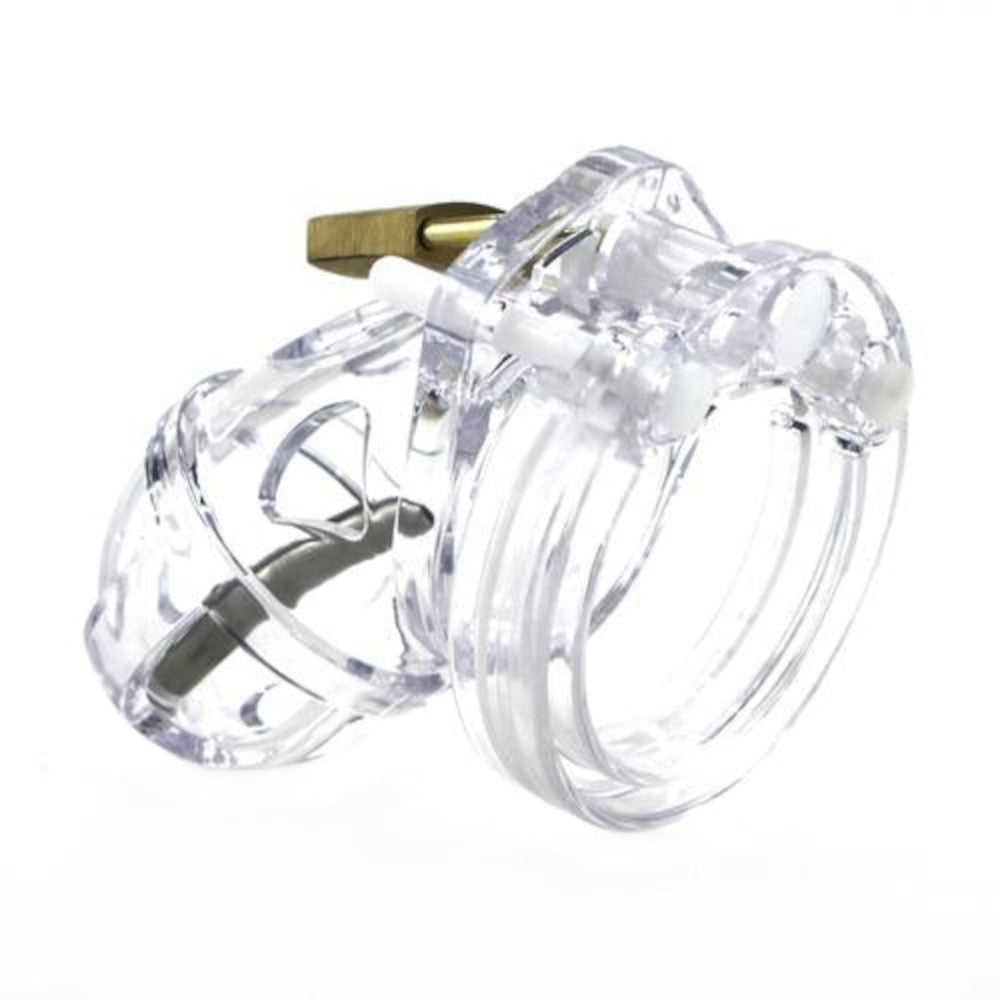 The Permanent Punisher urethral male body device offers cursed thrill with its soft, transparent finish. Hard to unlock, it teases temptations, punisher against Houdini-like escapes.