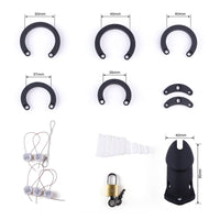 Prominent in the device body market, this silicone model fits even the smallest male sizes. Attachments allow for a customizable fit. Ideal for photos, pics, and discrete profile use.