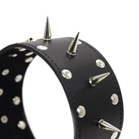 Punky Black Collar With Leash Lock The Cock Cage Product For Sale Image 13