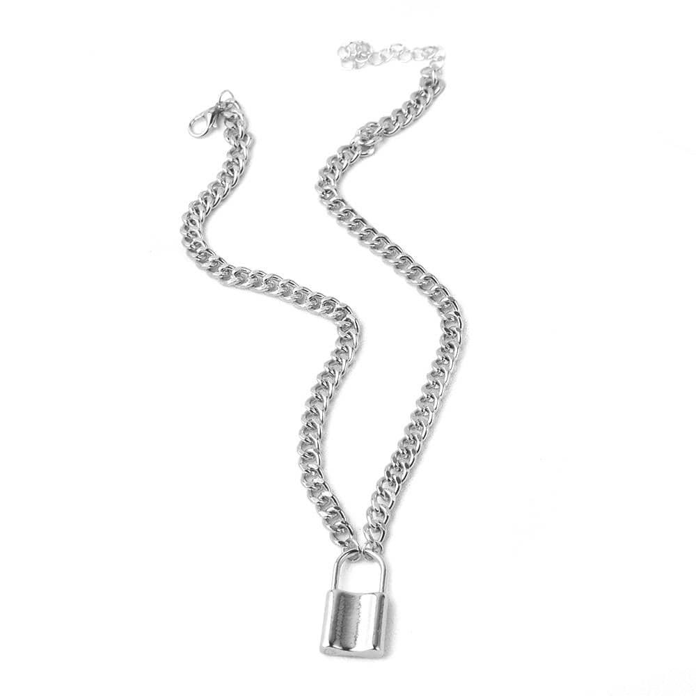 Own Him Steel Necklace Sub Collar Lock The Cock Cage Product For Sale Image 1