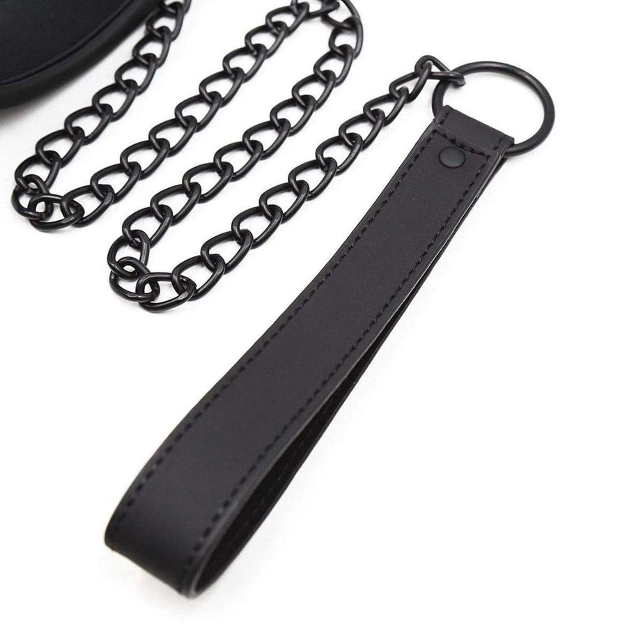 Seductive Black BDSM Training Collar Lock The Cock Cage Product For Sale Image 24