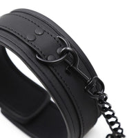 Seductive Black BDSM Training Collar Lock The Cock Cage Product For Sale Image 15