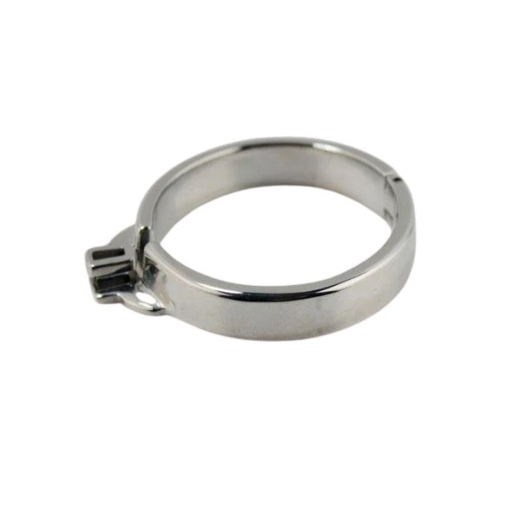 Lockless and discreet, the Rattlesnake metal rings offer a snug fit for your chastity belt men, transforming negative wear experiences into a comfortable routine. Perfect for any male chastity mini enthusiast wanting a seamless one-ring solution.