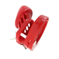 Experience ultimate control with our Red Cock kit device. Featuring five adjustable rings of various sizes, including XXL for the largest fit, it comfortably encases the penis and testicles, ensuring secure and customizable wear.
