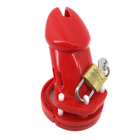 Little Red Silicone Cock Cage Restraint