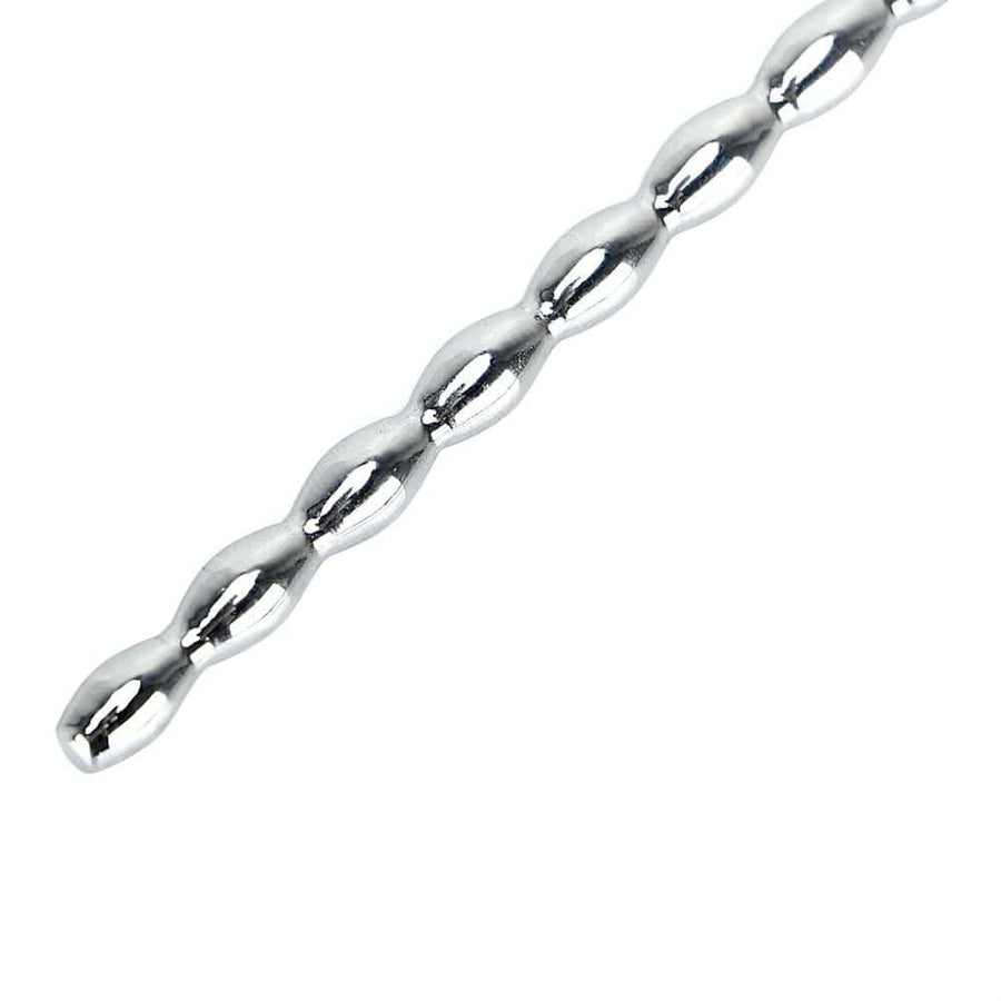 5" Glorious Beads Cum Stopper Lock The Cock Cage Product For Sale Image 22
