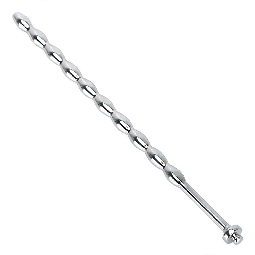 5" Glorious Beads Cum Stopper Lock The Cock Cage Product For Sale Image 2