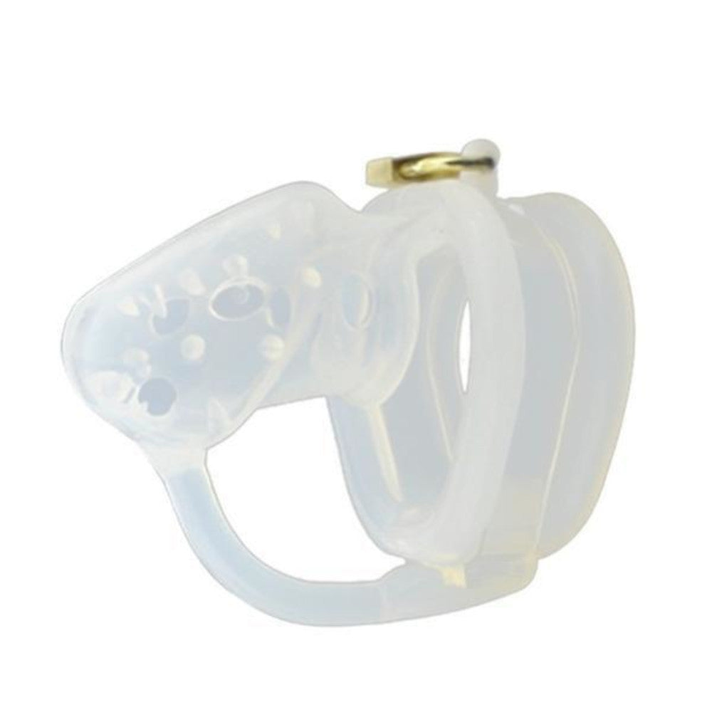 Discover the Holy Trainer spike male perfect for the happy submissive seeking new adventures. Crafted from soft silicone with internal spikes, it provides comfort and security. Don't be sad; join your bunny friends and embrace a journey of self-discovery!