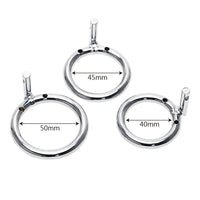 Discover unmatched security and comfort with our stainless steel accessory rings designed for the metal penis cage. These ergonomic, fit-customizing rings keep your cuckold dick secure, even down to the largest base spacer.
