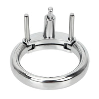 Elevate your restraint experience with our rings, expertly crafted from surgical-grade chrome. Compatible with the Jailhouse Cock Metal Cage, they ensure bespoke comfort with sizes from 1.58†to 1.97