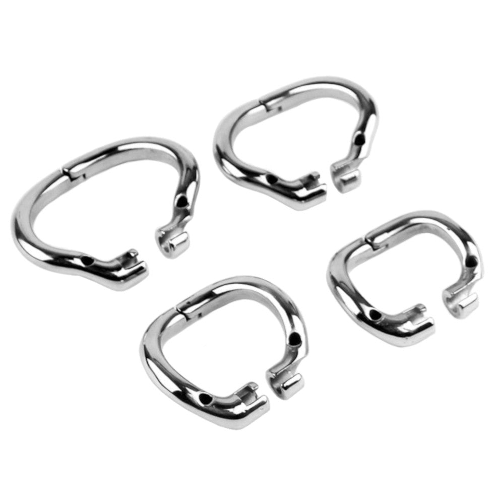 Transform your chastity play with our kit metal rings. With versatile sizes, they solve the little discomforts males face. A perfect pain-free alternative to electric devices!