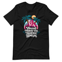 Embrace your loyalty and devotion with this premium black t-shirt. Made from 100% combed and ring-spun cotton, its tight, athletic fit features sissies dick cage boldly displayed. Perfect to pair with your blue bikini or speedo, it's a statement piece for those seeking a worthy Mistress.