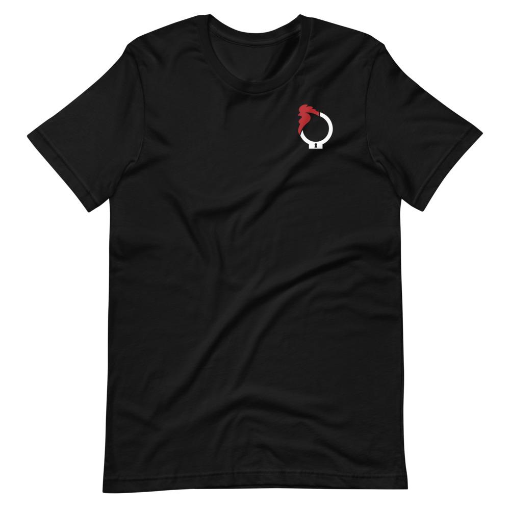 LocktheCock Emblem T-Shirt Lock The Cock Cage Product For Sale Image 1
