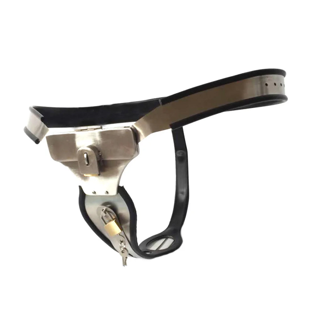 Experience control with our Double Penetration Female Chastity Belt. Optional vaginal and anal plugs with integrated dildo attachments offer secure penetration, ruining unauthorized pleasure.