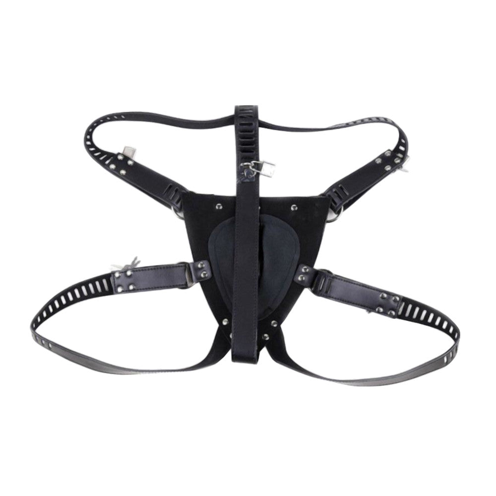Black Hole Male Chastity Belt Lock The Cock Cage Product For Sale Image 4
