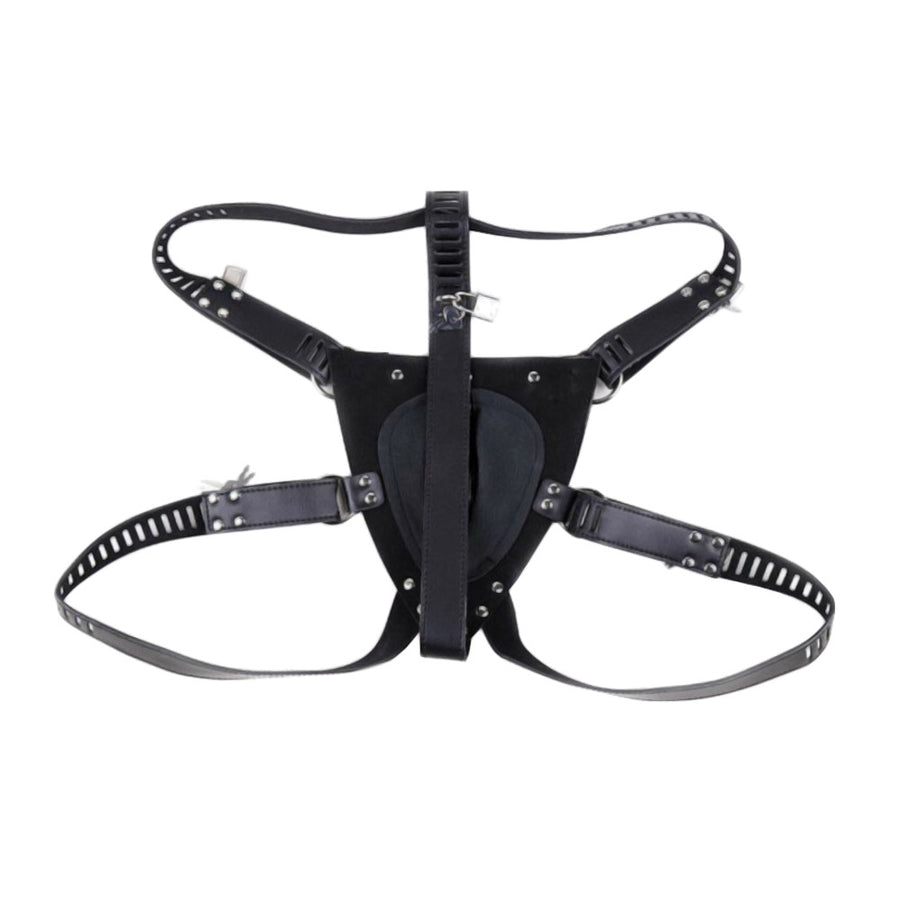 Black Hole Male Chastity Belt Lock The Cock Cage Product Image 23