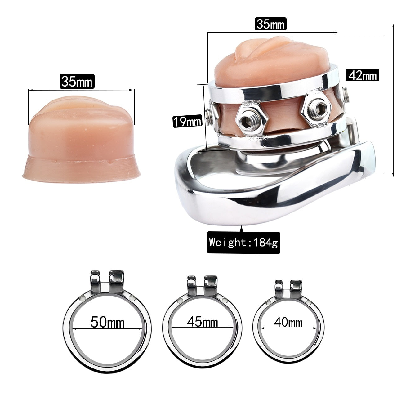 Discover the ultimate in denial play with this adjustable black belt cage, ensuring secure orgasm control. Enjoy heightened prostate sensations while exploring ejaculation denial and ruined climaxes.