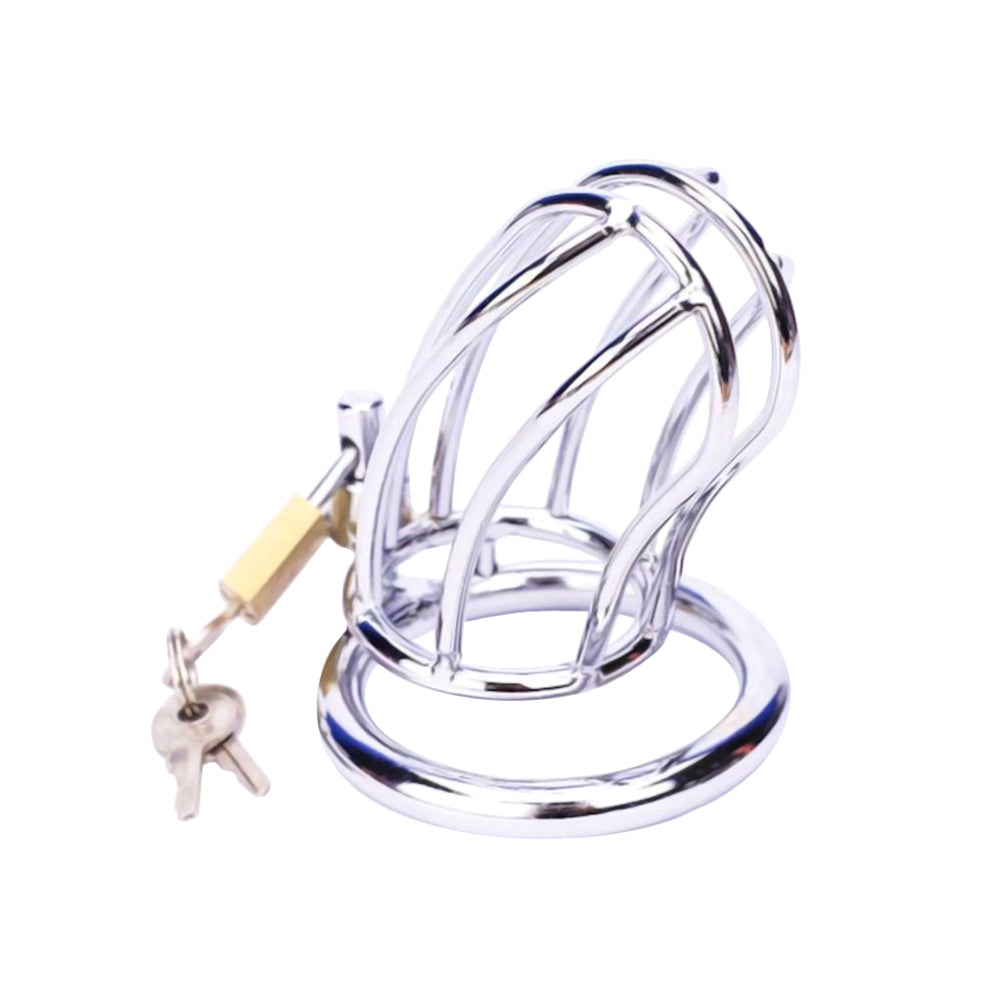 Unleash your hardcore fantasies with our inverted cage! This sleek, stainless steel device adds fun to your roleplay, perfect for feminization scenarios. Explore new levels of excitement and control in your intimate adventures.