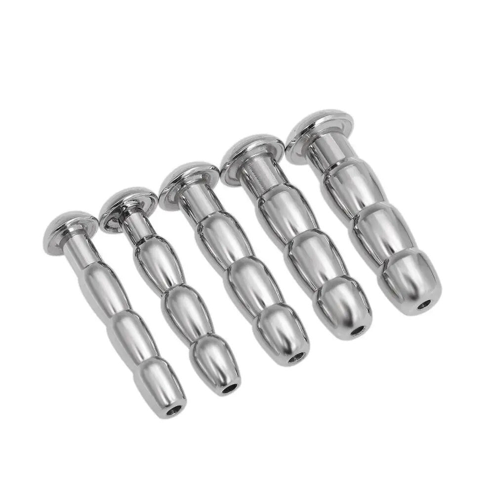 Discover unparalleled sensation with our stainless steel chastity kit. The ribbed texture enhances every inner inch, from narrow opening to wide stretch, offering intense and satisfying play.