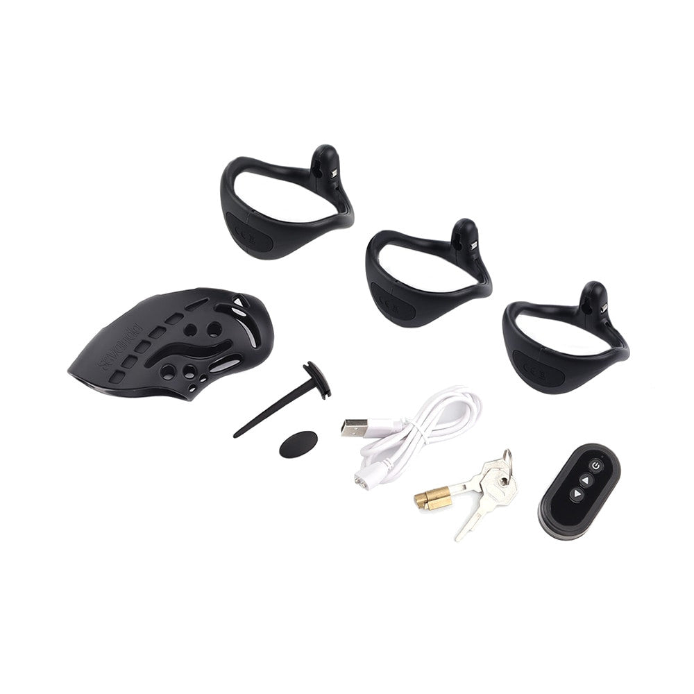 Experience ultimate control with this sleek device urethral design featuring a urethra penis plug. Adjustable size rings and cage dimensions of 3.94 length and 1.42 diameter make it perfect for smaller sizes.