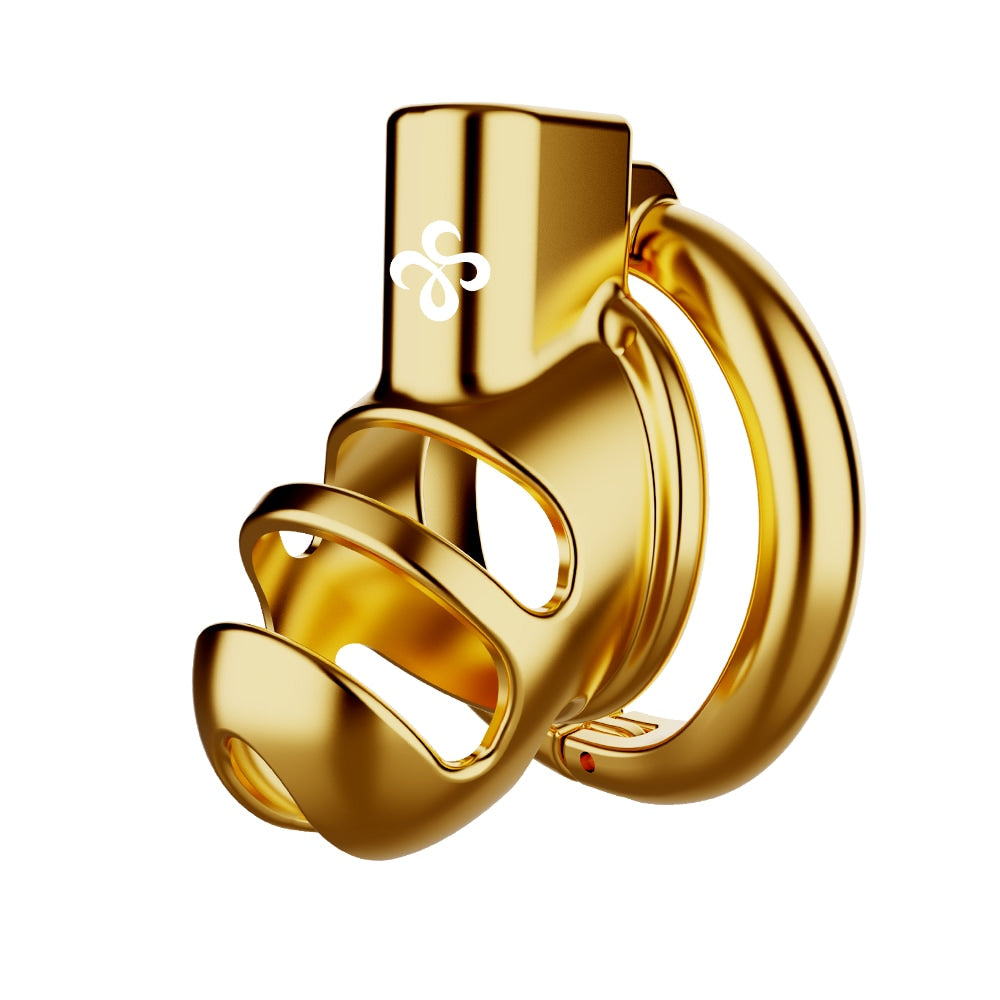 Golden Rhino Chastity Cage