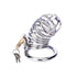 Stainless steel cage with slatted design allows sneaky teasing and quick peeks, keeping small male anatomy snug and secure. Enjoy festive control this Christmas!
