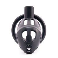 Top locking design key for easy wear of the black chastity cage.