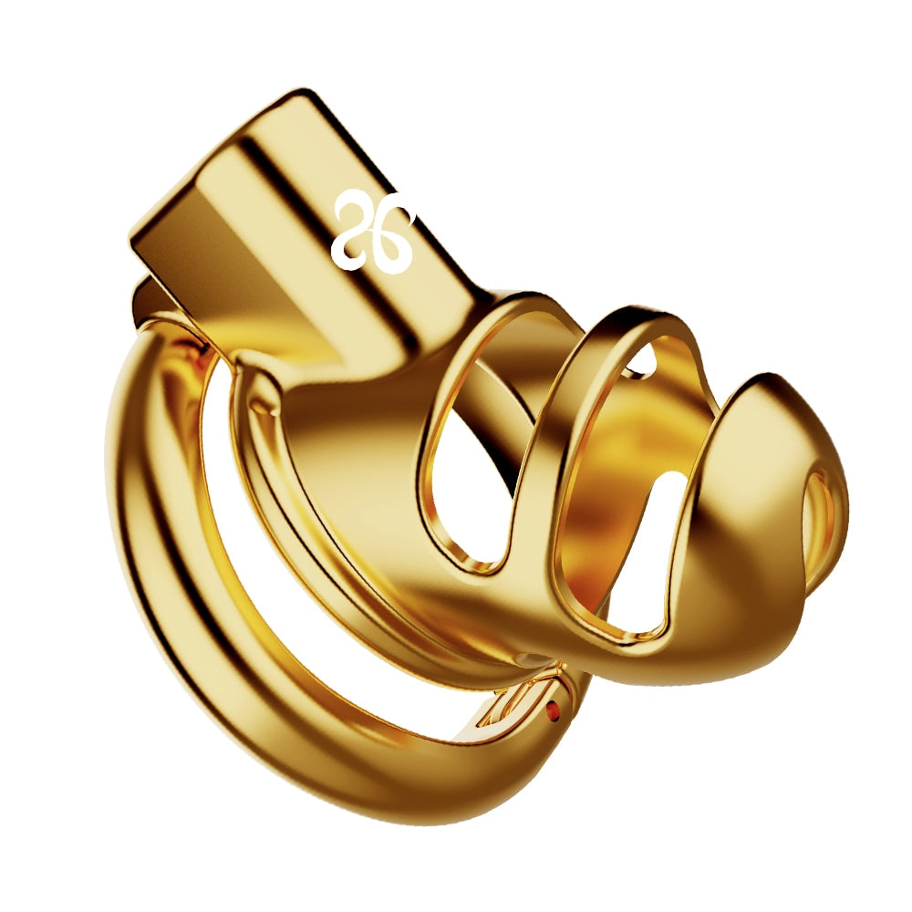 Golden Rhino Chastity Cage