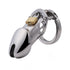 Experience shared psychological thrills and enhanced intimacy with our premium stainless steel cock cage. Keyholding is possible even over the internet, making your relationship more exciting than ever.